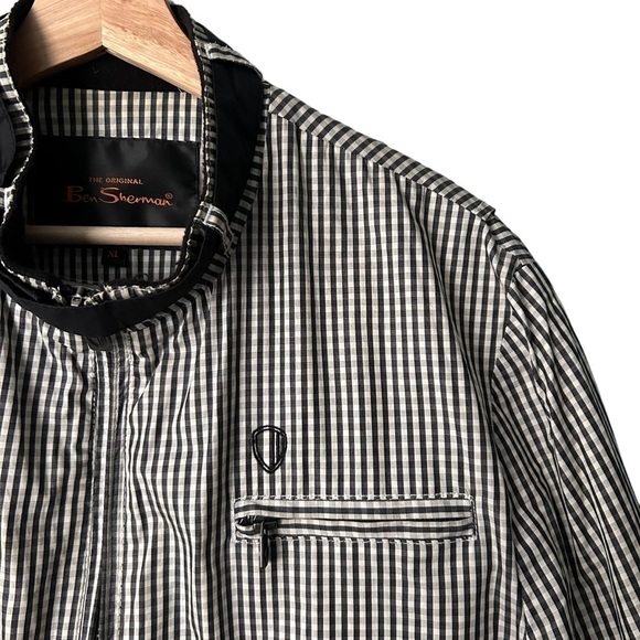 Ben Sherman Check Bomber/Golf Jacket - Picture 4 of 15